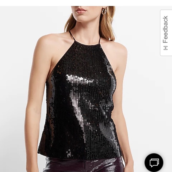 😍EXPRESS HOLIDAY SEQUIN CAMI - XS! - Picture 1 of 9